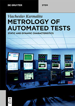 Couverture cartonnée Metrology of Automated Tests de Viacheslav Karmalita
