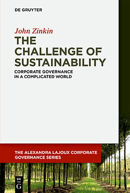 Couverture cartonnée The Challenge of Sustainability de John Zinkin