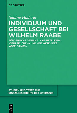 E-Book (pdf) Individuum und Gesellschaft bei Wilhelm Raabe von Sabine Haderer