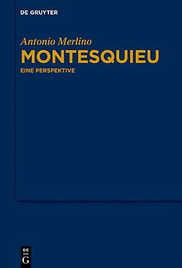 Fester Einband Montesquieu von Antonio Merlino