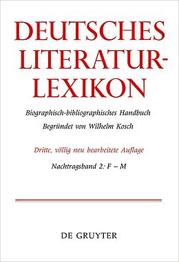 Leinen-Einband Deutsches Literatur-Lexikon / F  M von Wilhelm Kosch