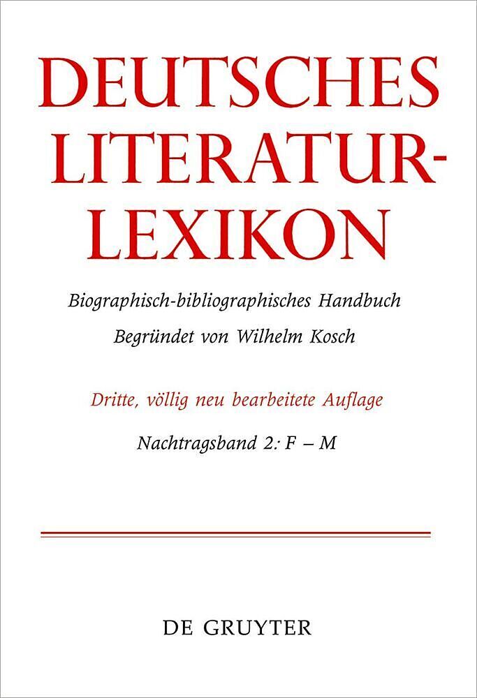 Deutsches Literatur-Lexikon / F  M