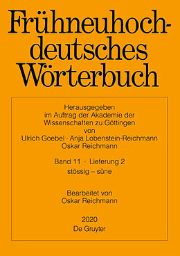 Paperback Frühneuhochdeutsches Wörterbuch / stössig  süne von 