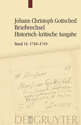 E-Book (pdf) Johann Christoph Gottsched: Johann Christoph und Luise Adelgunde... / November 1748  September 1749 von 