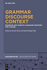 Livre Relié Grammar   Discourse   Context de 