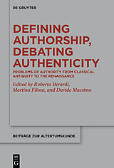 eBook (pdf) Defining Authorship, Debating Authenticity de 