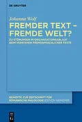 E-Book (pdf) Fremder Text  fremde Welt? von Johanna Wolf