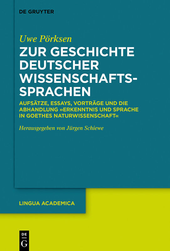 Zur Geschichte deutscher Wissenschaftssprachen