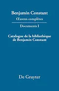 E-Book (pdf) Catalogue de la bibliothèque de Benjamin Constant von 