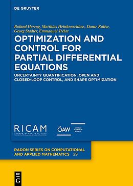 Livre Relié Optimization and Control for Partial Differential Equations de 