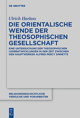 E-Book (epub) Die orientalische Wende der Theosophischen Gesellschaft von Ulrich Harlass