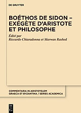 E-Book (pdf) Boéthos de Sidon  Exégète dAristote et philosophe von 
