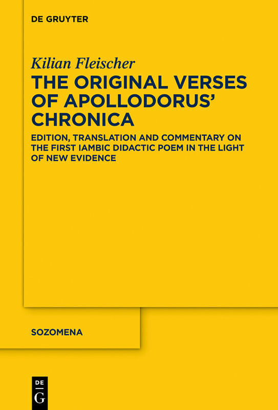 The Original Verses of Apollodorus' 'Chronica'