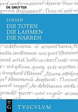 E-Book (pdf) Die Toten / Die Lahmen / Die Narren von Lukian