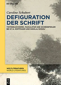 E-Book (epub) Defiguration der Schrift von Caroline Schubert