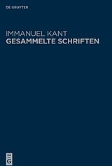 Fester Einband Immanuel Kant: Gesammelte Schriften. Abtheilung I: Werke  Neuedition / Schriften 1747-1756 von Immanuel Kant