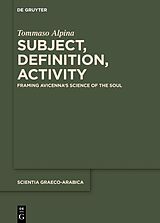 eBook (epub) Subject, Definition, Activity de Tommaso Alpina