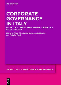 Livre Relié Corporate Governance in Italy de 