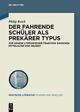 E-Book (epub) Der Fahrende Schüler als prekärer Typus von Philip Reich