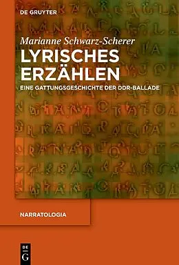E-Book (epub) Lyrisches Erzählen von Marianne Schwarz-Scherer