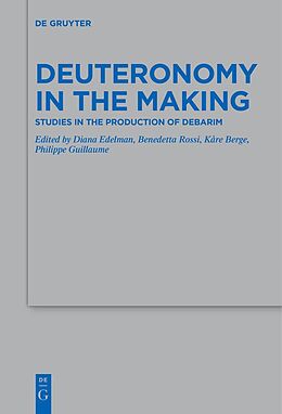 E-Book (pdf) Deuteronomy in the Making von 