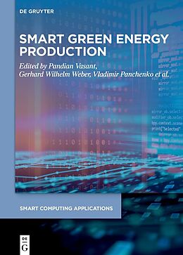 Livre Relié Smart Green Energy Production de 