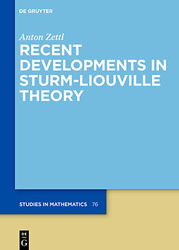 Fester Einband Recent Developments in Sturm-Liouville Theory von Anton Zettl