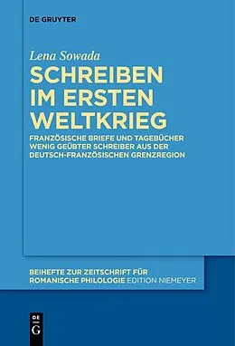 E-Book (pdf) Schreiben im Ersten Weltkrieg von Lena Sowada