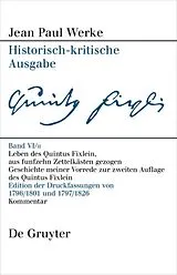 ePUB Leben des Quintus Fixlein, aus funfzehn Zettelkästen gezogen von 