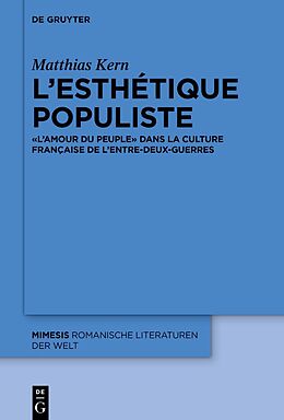 Livre Relié L'esthétique populiste de Matthias Kern