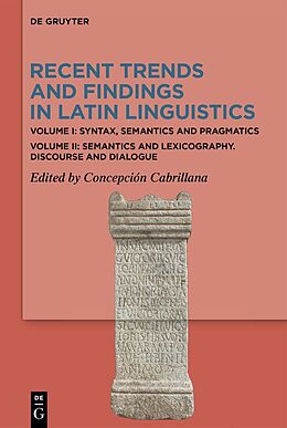 Fester Einband Recent Trends and Findings in Latin Linguistics, 2 Teile von 