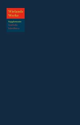 E-Book (pdf) Wielands Amtliche Schriften November 1764  Juni 1767 von Christoph Martin Wieland