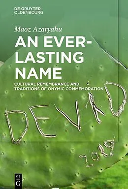 E-Book (pdf) An Everlasting Name von Maoz Azaryahu