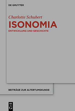 E-Book (pdf) Isonomia von Charlotte Schubert