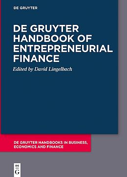 eBook (pdf) De Gruyter Handbook of Entrepreneurial Finance de 