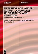 eBook (epub) Metaphors of ANGER across Languages: Universality and Variation de 