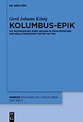 ePUB Kolumbus-Epik von Gerd Johann König