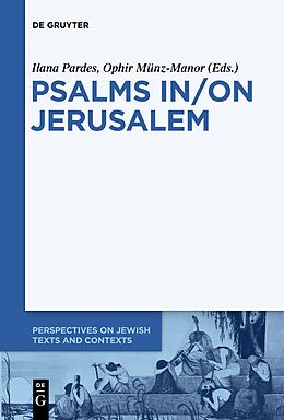 Couverture cartonnée Psalms In/On Jerusalem de 