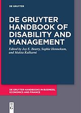 eBook (epub) De Gruyter Handbook of Disability and Management de 