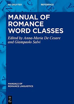 Livre Relié Manual of Romance Word Classes de 