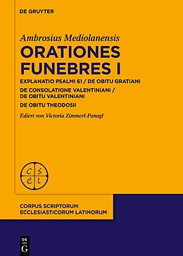 Fester Einband Orationes funebres I von Ambrosius Mediolanensis
