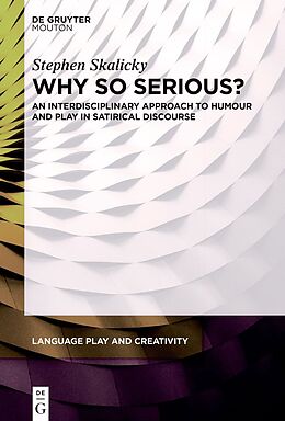 Livre Relié Why So Serious? de Stephen Skalicky