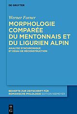 eBook (pdf) Morphologie comparée du mentonnais et du ligurien alpin de Werner Forner