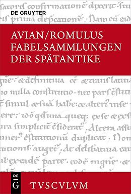 Fester Einband Fabelsammlungen der Spätantike von Avian, Romulus