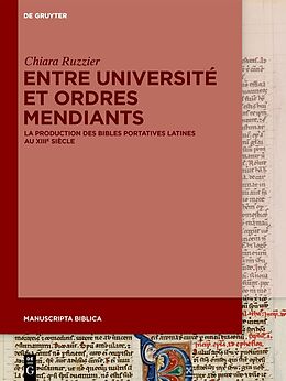 E-Book (epub) Entre Université et ordres mendiants von Chiara Ruzzier