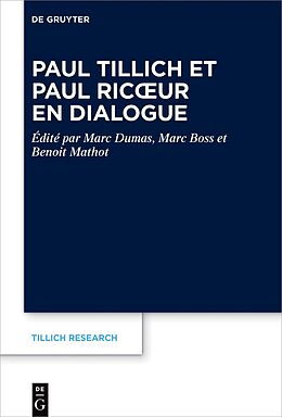 Livre Relié Paul Tillich et Paul Ricoeur en dialogue de 