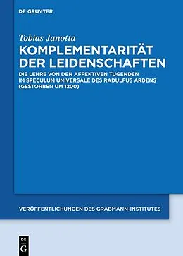 ePUB Komplementarität der Leidenschaften von Tobias Janotta
