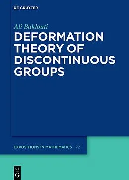 PDF Deformation Theory of Discontinuous Groups von Ali Baklouti
