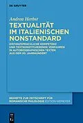 ePUB Textualität im italienischen Nonstandard von Andrea Herbst