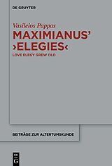 eBook (pdf) Maximianus' 'Elegies' de Vasileios Pappas